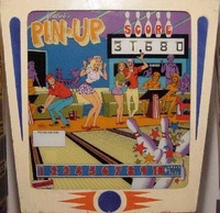Image # 7425: Pin-Up Backglass