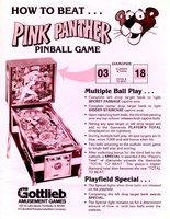 Image # 57779: Pink Panther Flyer - Front 
(This salmon-colored flyer was provided to distributors to help promote the game to operators.)