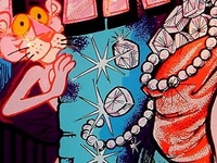 Image # 30408: Pink Panther Backglass - Detail