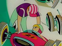 Image # 30409: Pit Stop Backglass - Detail