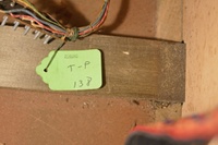 Image # 69195: Planets Cable Tag 
(From the game with cabinet serial number 99612.)