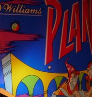 Image # 42235: Planets Backglass - No Replay Window 
(This game carries serial numbers 99486 and 99584.)