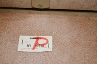 Image # 69194: Planets Cabinet Serial Number 
(Serial number 99612.)