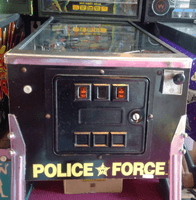 Image # 73154: Police Force Early Production Cabinet - Front 
(Serial number unknown.)