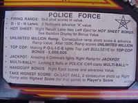Image # 26499: Police Force Instruction Card