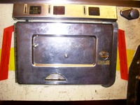Image # 21090: Polo Cabinet - Front 
(The serial number is stamped below the coin door.)