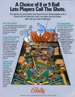 Image # 4085: Pool Sharks Flyer, Back