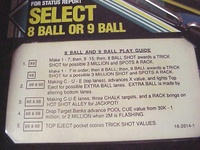 Image # 33201: Pool Sharks Instruction Card