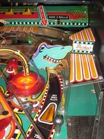 Image # 33199: Pool Sharks Upper Right Playfield 
(Mylared playfield.)