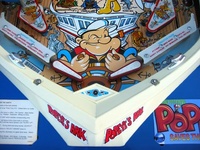 Image # 9520: Popeye Saves the Earth Lower Playfield Detail