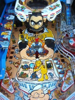 Image # 9523: Popeye Saves the Earth Playfield Detail
