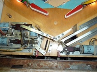 Image # 63084: Post Time Extended Play Position 
(Balls 6 through 10 are kicked back into play from between the flippers.)
