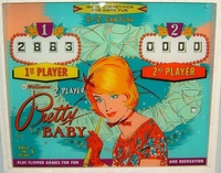 Image # 28313: Pretty Baby Backglass
