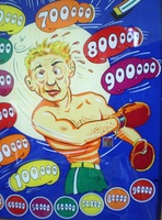 Image # 47172: Punchy Backglass - Detail 
(Serial number 19588.)
