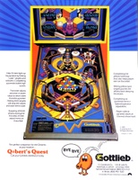 Image # 5014: Q*Bert's Quest Flyer, Back