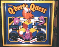 Image # 1808: Q*Bert's Quest Backglass
