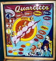 Image # 1812: Quartette Backglass