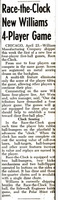 Image # 48666: Race the Clock Billboard New Game Announcement 
(The Billboard, Apr-30-1955, page 90)