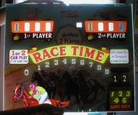 Image # 12740: Race Time Illuminated Backglass