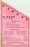 Image # 15475: Ramona Score Card