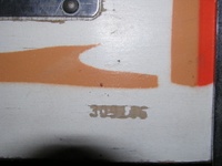 Image # 34938: Rancho Wood Cabinet - Serial Number 
(Serial number 309146.)