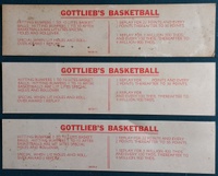 Image # 70558: Basketball Instruction and Score Cards