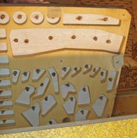 Image # 63976: Basketball Backbox Insert - Front 
(Looking down from the top of the cabinet. The cabinet has been repainted.)