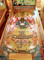 Image # 71668: Basketball Illuminated Playfield 
(This image has a continuity issue most noticeable om the right side word, 'Flipper'.)