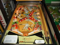 Image # 23998: The Red Max Illuminated Playfield 
(Serial number 1021.)