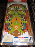 Image # 42769: Batter Up Sample Game - Playfield 
(Serial number 1007 S.)