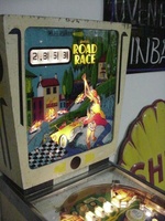 Image # 11437: Road Race Illuminated Backglass