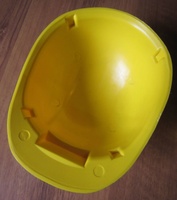 Image # 49129: Red & Ted's Road Show Promo Hard Hat 
(This hat is the same size as the ones on the playfield but is missing screw holes.)