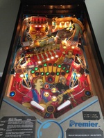 Image # 61535: Rock Encore Illuminated Playfield 
(Cabinet serial number 1187.)