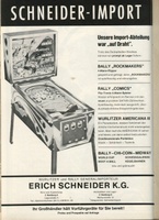 Image # 23052: RockMakers German Ad 
(From the German trade magazine M�nzautomat, January 1969. Note that the game pictured is the U.S. version. )