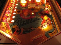 Image # 23754: Rock Star Illuminated Lower Playfield 
(Serial number 04465.)