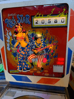Image # 75000: Rock Star Illuminated Backglass - 99,990 Points Exceeded