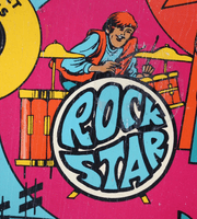 Image # 77111: Rock Star Playfield - Detail