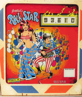 Image # 81646: Rock Star Sample Game - Backglass 
(Serial number 01012 S.)