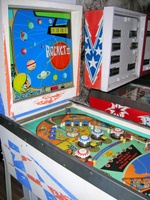 Image # 72400: Rocket III Early Production Upper Playfield 
(Serial number RO 1091.)