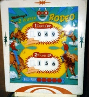 Image # 1908: Rodeo Backglass
