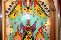 Image # 39374: Abra Ca Dabra Sample Game - Upper Middle Playfield - Light Shields Removed 
(Serial number 01015 S.)