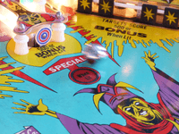 Image # 76426: Abra Ca Dabra Sample Game - Playfield - Detail 
(Serial number 01003 S.)