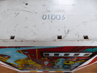 Image # 76431: Abra Ca Dabra Sample Game - Backbox - Serial Number 
(Serial number 01003 S.)