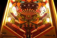 Image # 39666: Roller Disco Illuminated Lower Playfield 
(Serial number 05182.)