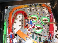 Image # 30751: Rollergames Stripped Upper Playfield