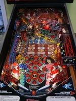 Image # 34189: Rollergames Illuminated Playfield 
(This is a regular production game.)
