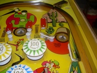 Image # 35693: Round Up Upper Right Playfield 
(Serial number 1031.)