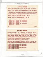 Image # 5321: Royal Flush Score Card