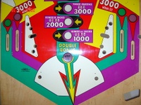 Image # 35217: Royal Flush Blank Lower Playfield 
(This playfield was identified to us as New Old Stock.)