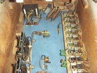 Image # 69135: Safari Inside Cabinet - Add-A-Ball Mode 
(The Add-A-Ball Relay has been added to this game, converting it to award extra balls instead of replays. It is the relay at the bottom center of this image and is plugged into the jack that is partially visible. Serial number 1354.)